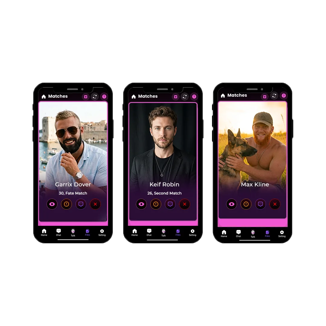 Fate matches curated for men